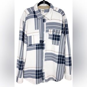 North Face XXL Plaid CabinCore Adventure Ready Outdoor Jacket Shacket Layering